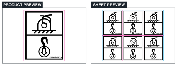 Dual Lift -Tie Down point - Supplied in sheets of 6