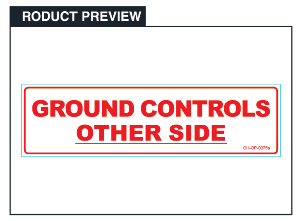 Ground Controls Other Side