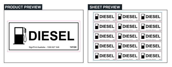 Diesel - Sheet of 15