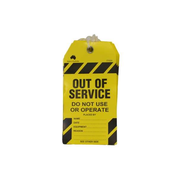 Out Of Service Tag - 100 Pack