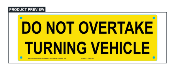 31L - Do not overtake turning vehicle