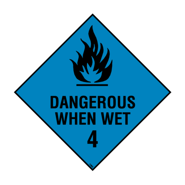 Dangerous When Wet - Class 4.3