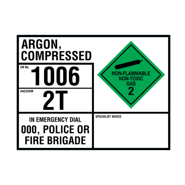 Argon, Compressed